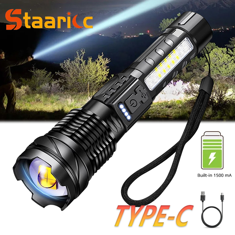 Fishing Light - Krachtige XHP50 LED-zaklamp Waterdichte 18650-zaklamp met
