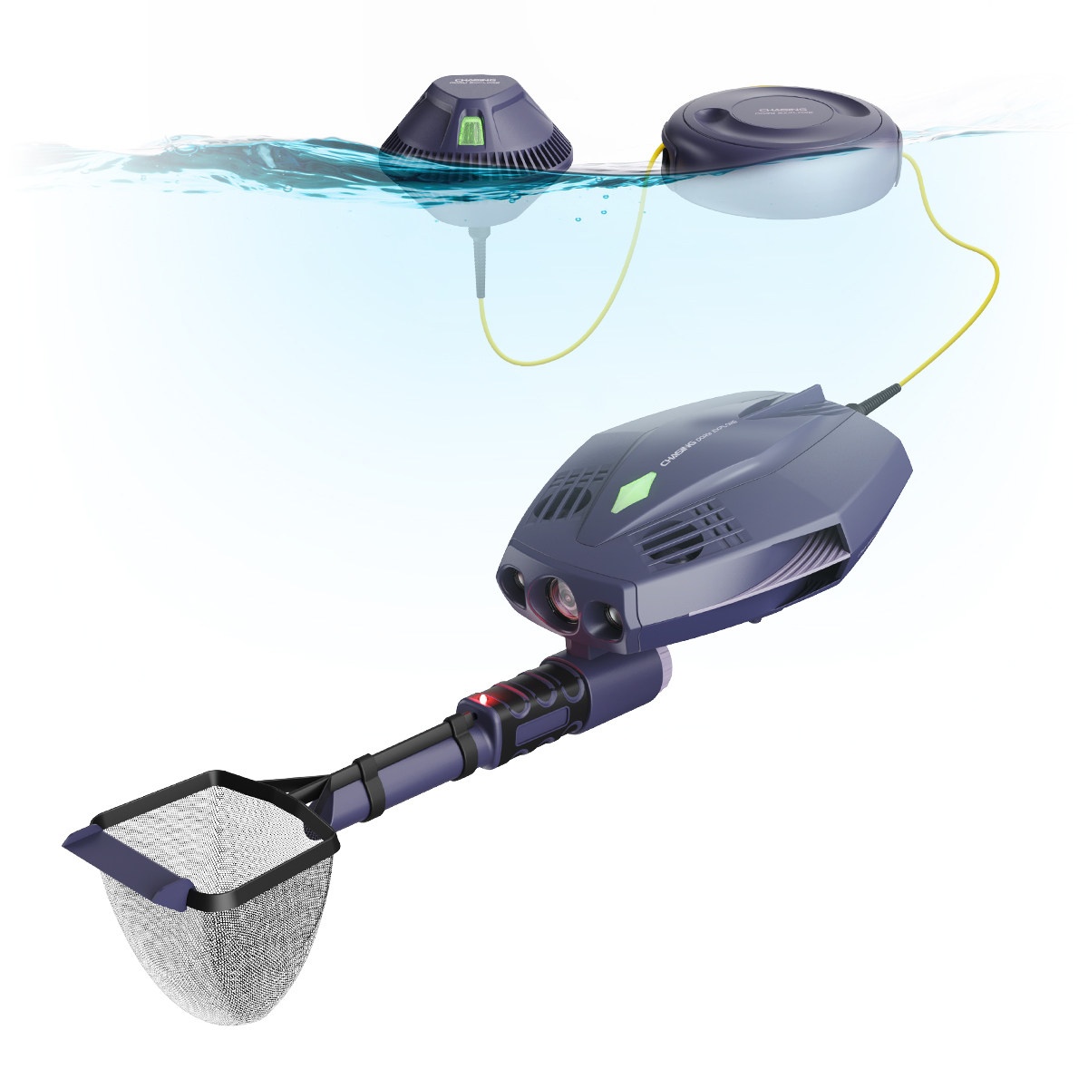 Underwater Camera - Onderwaterdrone met afstandsbediening, high-definition 1080p camera,
