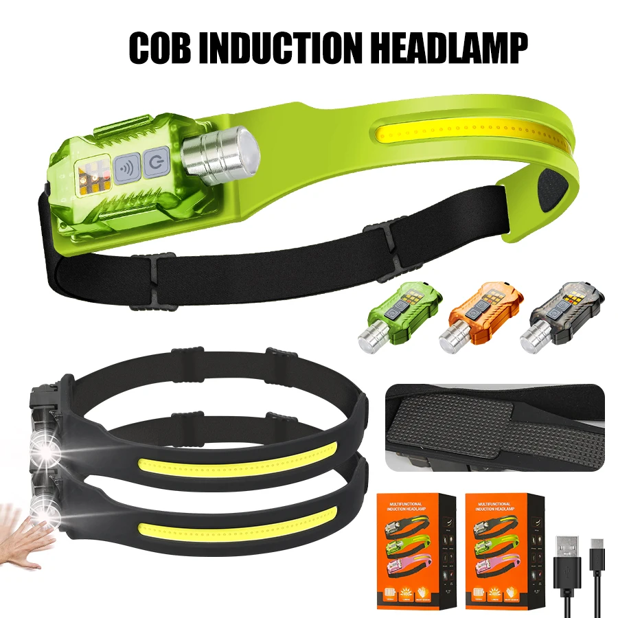 Fishing Light - Krachtige LED-koplamp Draagbare oplaadbare hoofdzaklamp met