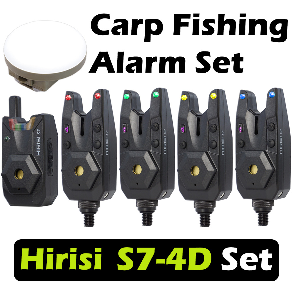 Bite Indicator - Hirisi S7-4D Draadloze Karpervisserij Aanhapmelder Set