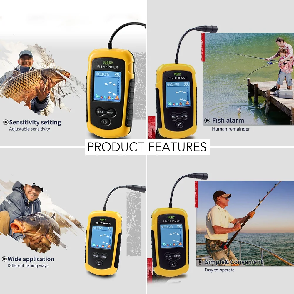 Lucky LCD-kleurenscherm Draagb - Fishing Gps recensie en prijs