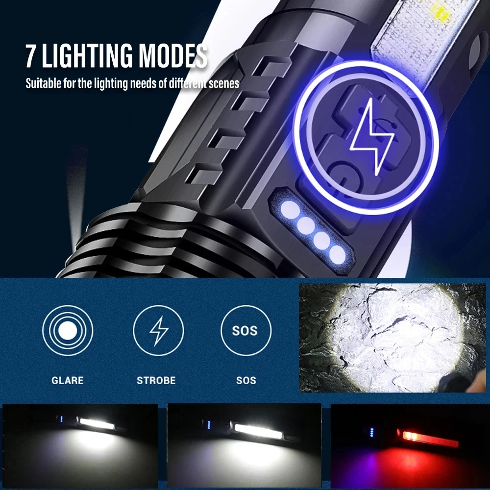 Krachtige XHP50 LED-zaklamp Wa - Fishing Light recensie en prijs