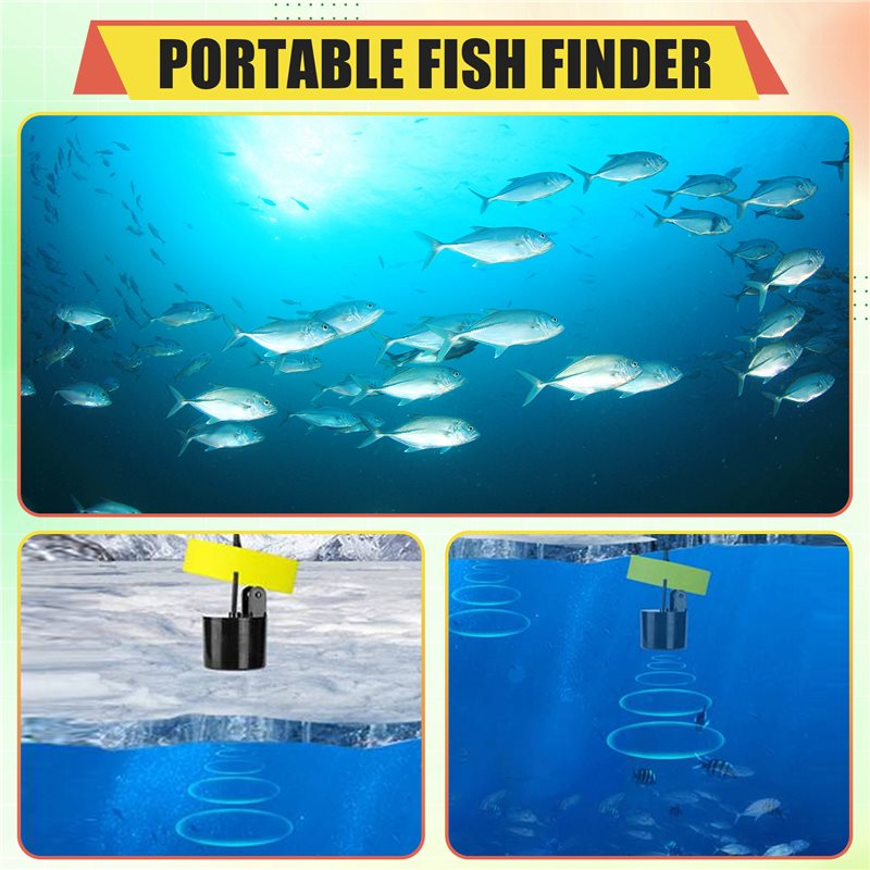 ABKV-draagbare viszoeker water - Fish Finder Transducer recensie en prijs