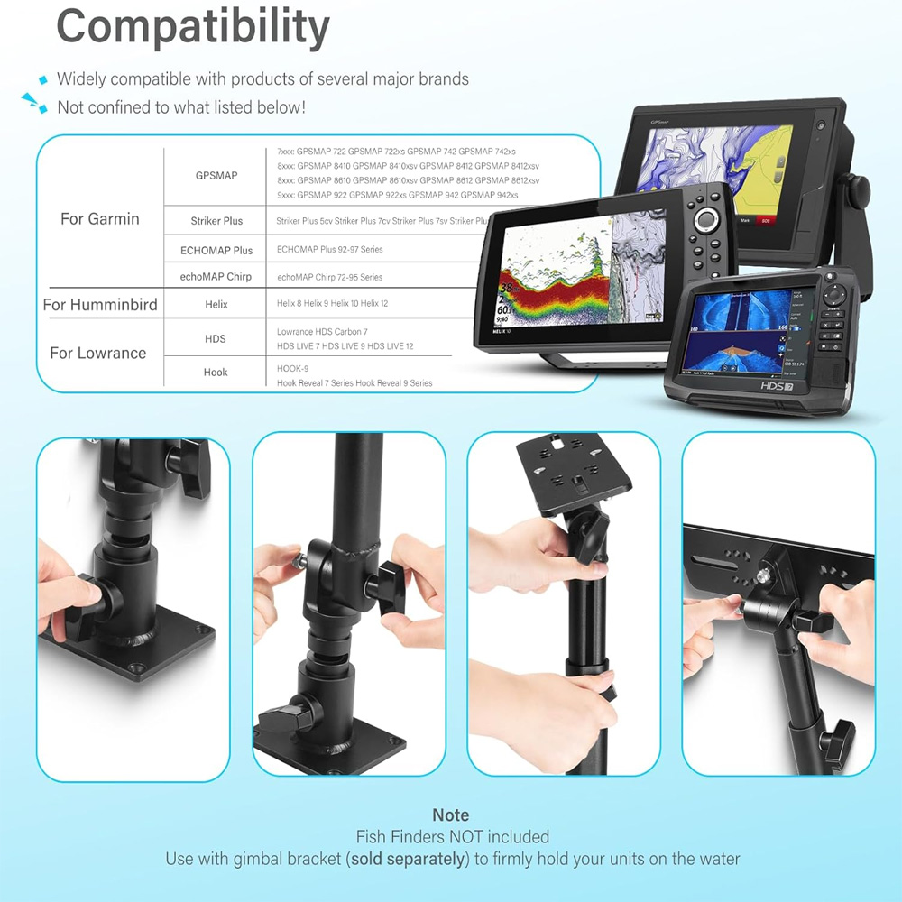 Universele montagebeugel voor  - Fish Finder Mount recensie en prijs
