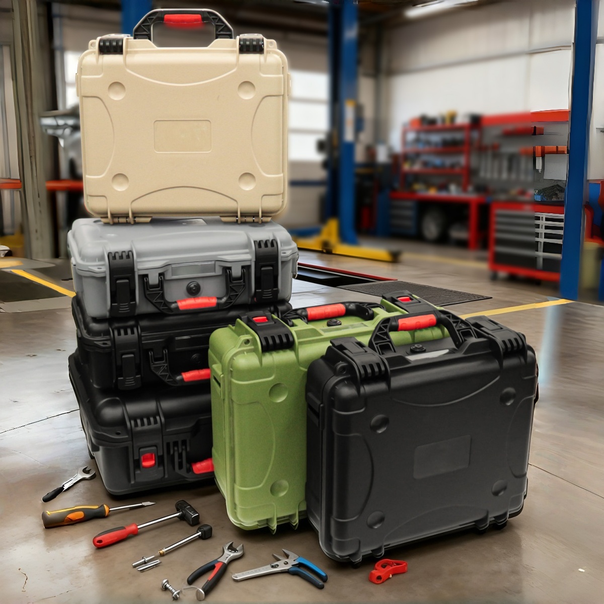 Draagbare gereedschapskist met - Fish Finder Case recensie en prijs