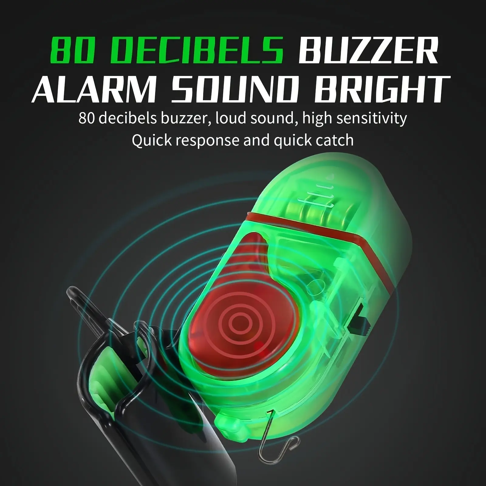 2 stuks LED visbeetmelders, 20 - Bite Alarm recensie en prijs